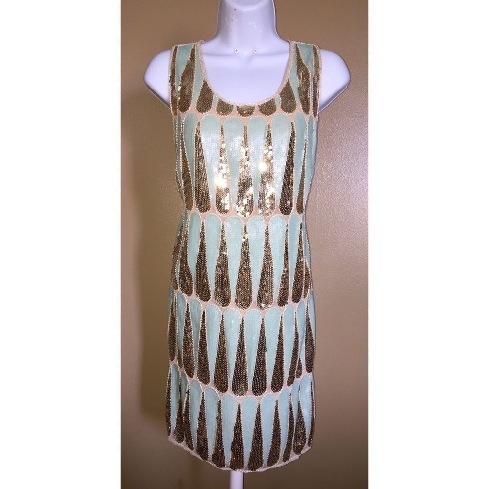 Pronto One-size sequined front dress